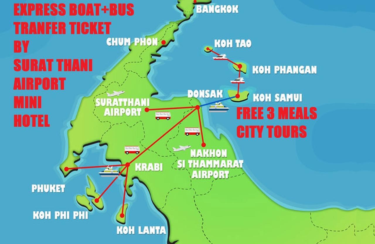 Suratthani Airport Mini Hotel Surat Thani Dış mekan fotoğraf